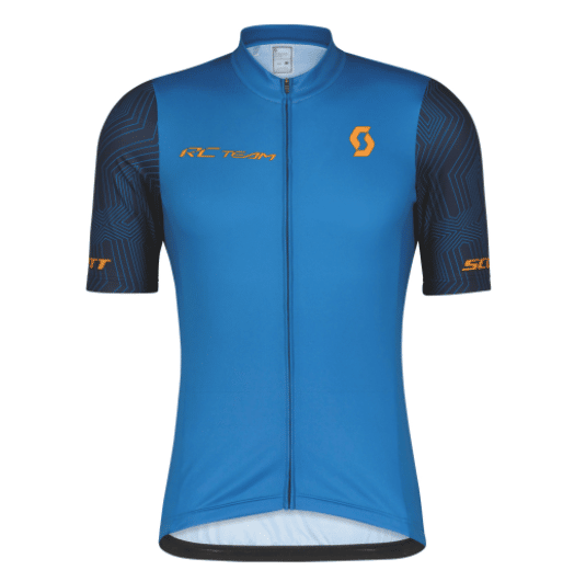 Scott RC Team 20 2022 Maillot de ciclismo corto color negro y amarillo 